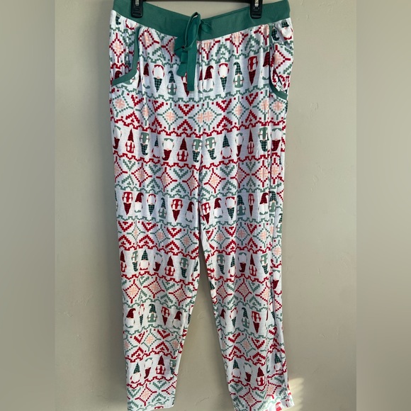 NEW Jaclyn Bonnie Gome Men’s Christmas Pajams Set Green/Red/White S-XL - Picture 4 of 6